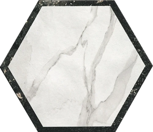 Przejdź do produktu Fap Roma Deco Esagono Statuario Grafite 25x21,6 / fLVB
