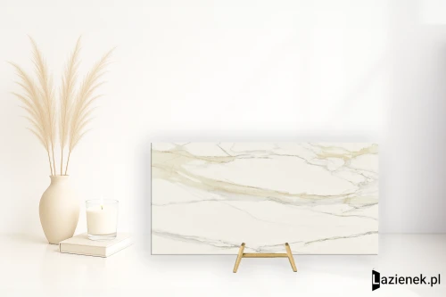 Przejdź do produktu Florim I Classici Calacatta Gold A błyszcząca 160x320 cm 750674 - płytka nierektyfikowana