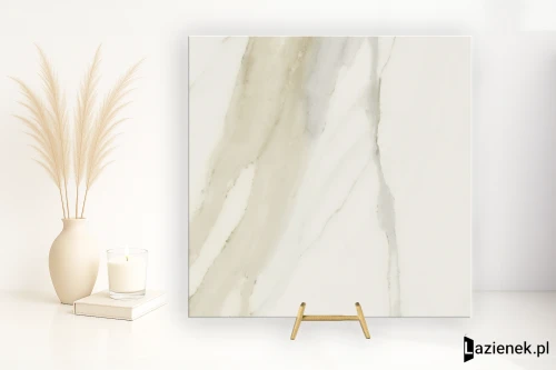 Przejdź do produktu Florim I Classici Calacatta Gold naturalna 120x120 cm 753292 - płytka rektyfikowana