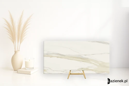 Przejdź do produktu Florim I Classici Calacatta Gold naturalna 120x240 cm 753280 - płytka rektyfikowana