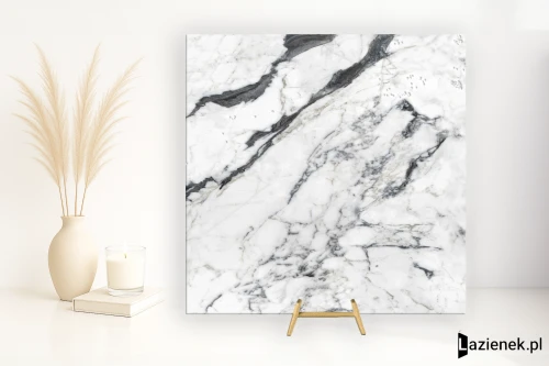 Przejdź do produktu Florim Les Bijoux Calacatta Altissimo błyszcząca 120x120 cm 765759 - płytka rektyfikowana