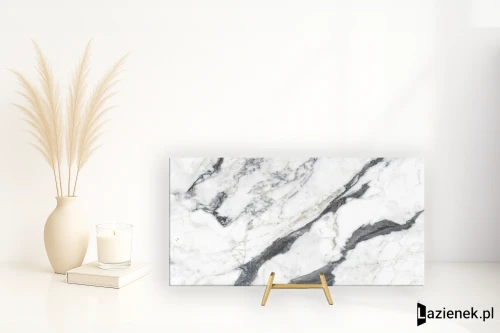 Przejdź do produktu Florim Les Bijoux Calacatta Altissimo błyszcząca 60x120 cm 765781 - płytka rektyfikowana