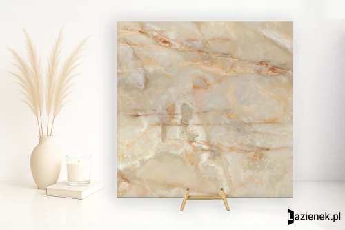 Przejdź do produktu Florim Onyx&More Golden Onyx błyszcząca 60x60 cm 765484 - płytka rektyfikowana