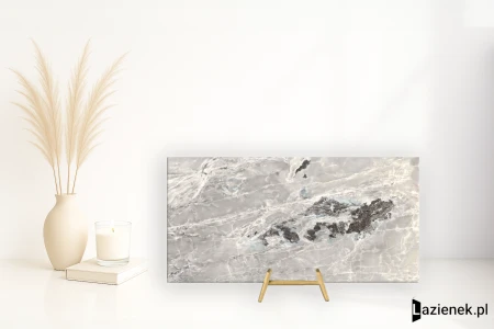 Florim Onyx&More Silver Blend satynowa 120x240 - płytka imitująca marmur