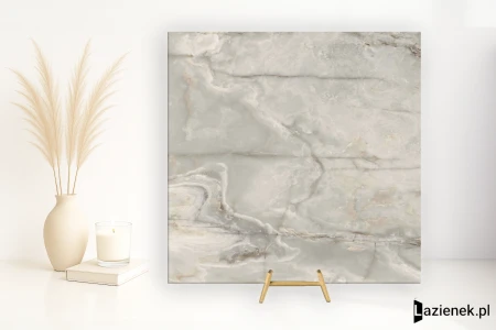 Florim Onyx&More Silver Onyx satynowa 120x120 - płytka imitująca marmur