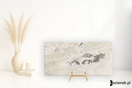 Florim Onyx&More White Blend satynowa 120x240 - płytka imitująca marmur
