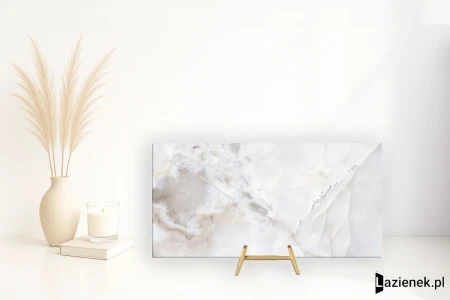Florim Reves Bleu błyszcząca 60x120 - płytka imitująca marmur
