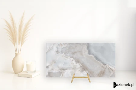 Florim Reves Bleu błyszcząca 60x120 - płytka imitująca marmur