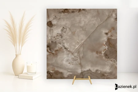 Florim Reves Choco naturalna 120x120 - płytka imitująca marmur