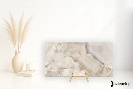 Florim Reves Noisette błyszcząca 60x120 - płytka imitująca marmur