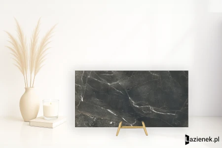 Florim Timeless Black Deep silnie antypoślizgowa 30x60 - płytka imitująca marmur