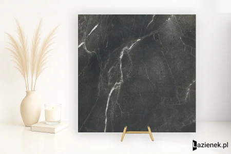 Florim Timeless Black Deep 60x60 - płytka imitująca marmur