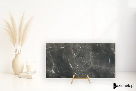 Florim Timeless Black Deep naturalna 60x120 - płytka imitująca marmur