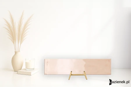 Fioranese Fio.Glossy Brick Pink błyszcząca 7.3x30 - płytka imitująca beton