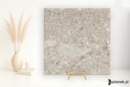 Fioranese Frammenta Grigio Chiaro mocno 60.4x60.4 - płytka imitująca lastryko