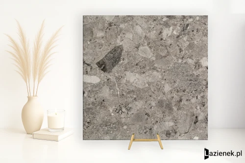 Przejdź do produktu Fioranese Frammenta Grigio Scuro mocno polerowana 60.4x60.4 cm -płytka rektyfikowana/ CG607LR
