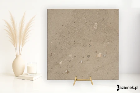 Fioranese I Ciottoli Sabbia Argilla pół 90.6x90.6 - płytka imitująca lastryko