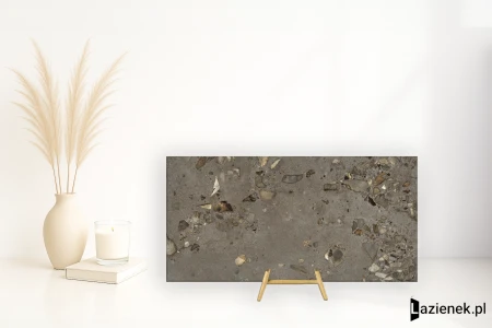 Fioranese I Ciottoli Sassi Antracite pół 30.2x60.4 - płytka imitująca lastryko