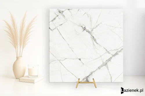 Przejdź do produktu Fioranese Marmorea Intensa Bianco Luce matowa 74x74 cm -płytka rektyfikowana/ 0M5751R