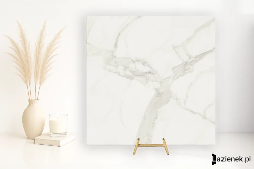 Przejdź do produktu Fioranese Marmorea Bianco Statuario Effect polerowana 74x74 cm -płytka rektyfikowana/ MM751LR