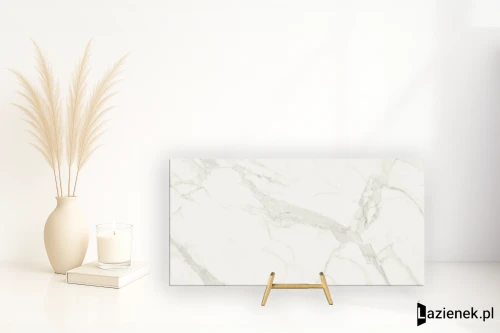Przejdź do produktu Fioranese Marmorea Bianco Statuario Effect polerowana 74x148 cm -płytka rektyfikowana/ MM711LR
