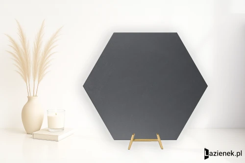 Przejdź do produktu Quintessenza Alchimia Nero matowa 26.6x23 cm gr. 9 mm - płytka rektyfikowana/ALC103M