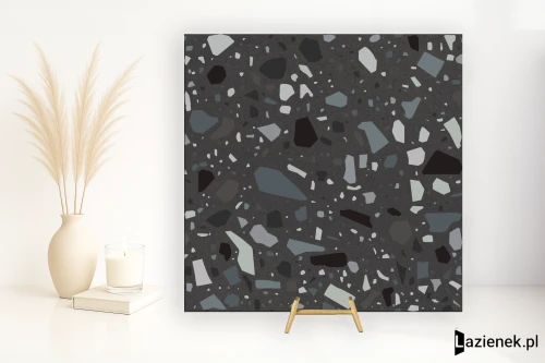Przejdź do produktu Quintessenza Confetti Nero.Petrolio matowa 18.6x18.6 cm gr. 8 mm - płytka rektyfikowana/CNF107M