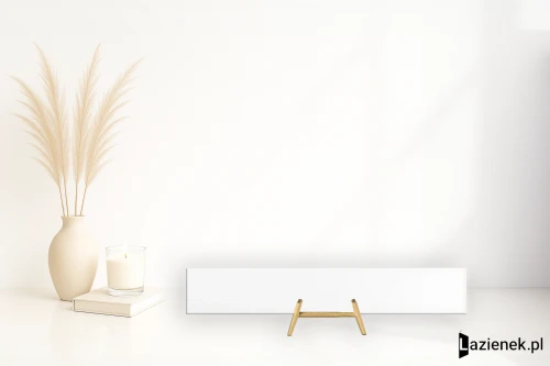 Przejdź do produktu Quintessenza Pigmento Bianco błyszcząca 6x37 cm gr. 8 mm - płytka rektyfikowana/PGM301L