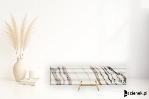 Przejdź do produktu Quintessenza Tempo Onde Del Tempo Bianco matowa 10x40 cm gr. 8 mm - płytka rektyfikowana/TEM107M