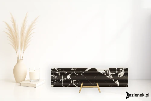 Przejdź do produktu Quintessenza Tempo Onde Del Tempo Nero matowa 10x40 cm gr. 8 mm - płytka rektyfikowana/TEM108M