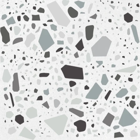 Quintessenza Confetti Bianco.Grigio 18.6x18.6 - płytka imitująca kamień