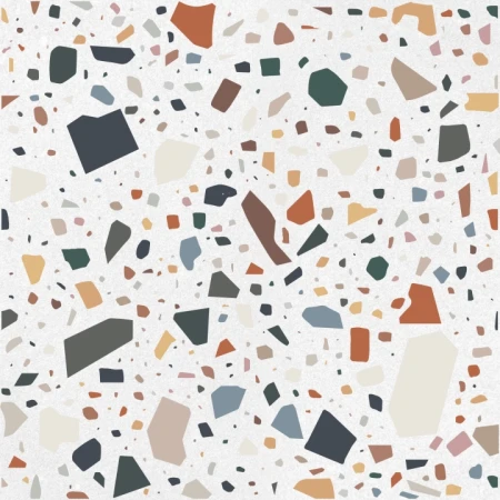 Quintessenza Confetti Bianco.Multicolor 18.6x18.6 - płytka imitująca kamień