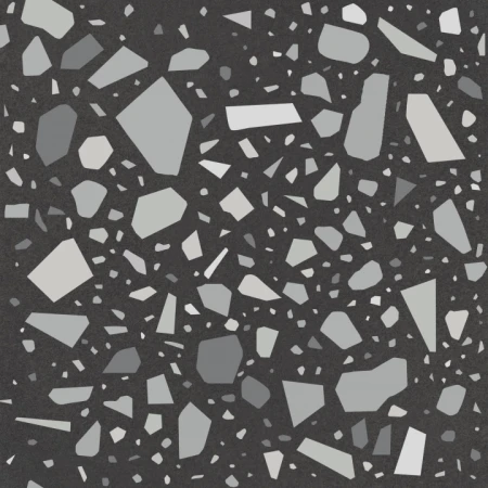 Quintessenza Confetti Nero.Grigio 18.6x18.6 - płytka imitująca kamień