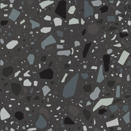 Quintessenza Confetti Nero.Petrolio 18.6x18.6 - płytka imitująca kamień