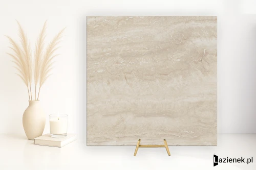 Przejdź do produktu Ragno Imperiale Travertino błyszcząca 58x58 cm gr. 10 mm - płytka rektyfikowana / R731