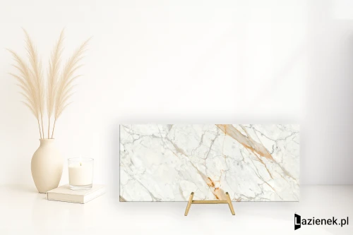 Przejdź do produktu Ragno Incanto Calacatta Michelangelo matowa 120x278 cm gr. 6 mm - płytka rektyfikowana / R8PA