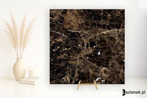 Przejdź do produktu Ragno Incanto Emperador błyszcząca 60x60 cm gr. 10 mm - płytka rektyfikowana / R90F