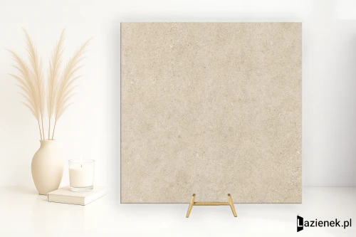 Przejdź do produktu Ragno Kalkstone Sand strukturalna 60x60 cm gr. 10 mm - płytka rektyfikowana / RAJH