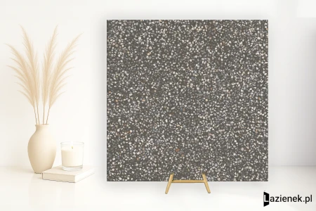 Marazzi Art Antracite 60x60 - płytka imitująca lastryko