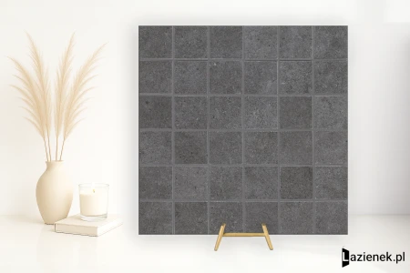 Marazzi Mystone Silverstone Nero 30x30 - płytka imitująca kamień