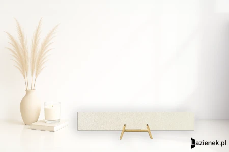Marazzi Sistemn Bianco struktura 10x60 - płytka imitująca kamień