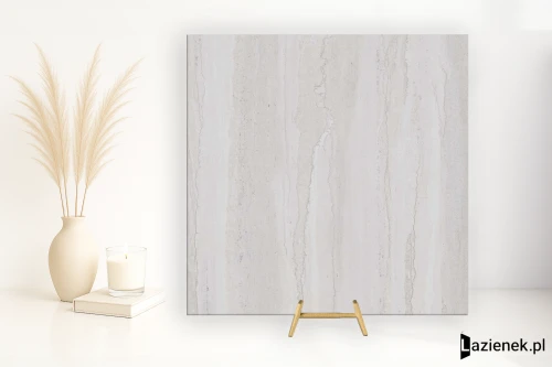 Przejdź do produktu Flaviker Double Linear Grey matowa 120x120 cm gr. 9 mm - płytka rektyfikowana / FPF60014190