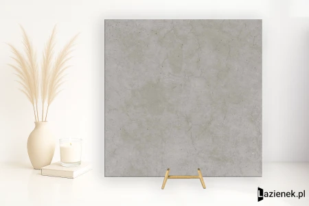 Flaviker Hyper Silver antyspoślizgowa 120x120 - płytka imitująca beton