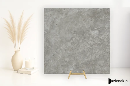 Flaviker Navona Grey Cross 80x80 - płytka imitująca marmur