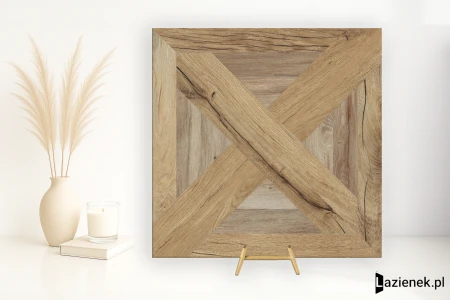 Flaviker Nordik Wood Gold 60x60 - płytka drewnopodobna