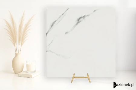 Flaviker Supreme Evo Pure Statuario błyszcząca 120x120 - płytka imitująca marmur