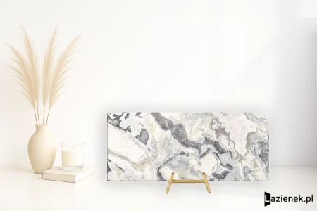 Flaviker Supreme Hedonism Dover White błyszcząca 120x280 - płytka imitująca marmur
