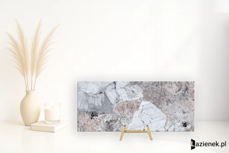 Flaviker Supreme Hedonism Patagonia Blue błyszcząca 120x280 - płytka imitująca marmur