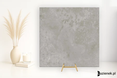 Flaviker Hyper Silver antyspoślizgowa 60x60 - płytka imitująca beton