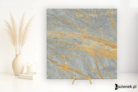 Abk Sensi Signoria Grigio Siena 120x120 - płytka imitująca marmur